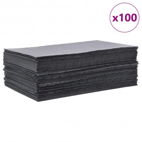 Oil Absorbent Pads 100 pcs Grey 15.7x19.7"