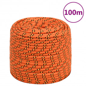 Boat Rope Orange 0.31 " 328.1 ' Polypropylene
