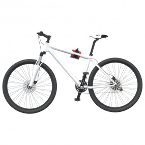 Bike Repair Stand Wall Mounted Foldable Red and Black S...