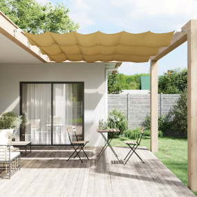 Vertical Awning Beige Oxford fabric (100% polyester)