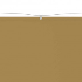 Vertical Awning Beige Oxford fabric (100% polyester) La...