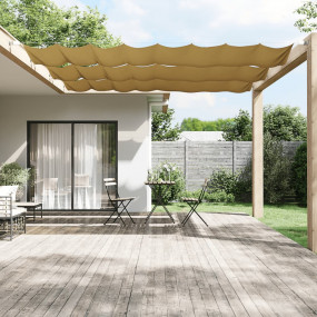 Vertical Awning Beige Oxford fabric (100% polyester)