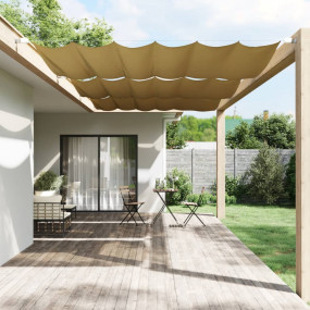 Vertical Awning Beige Oxford fabric (100% polyester)