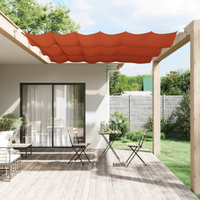 Vertical Awning Terracotta Oxford fabric (100% polyeste...