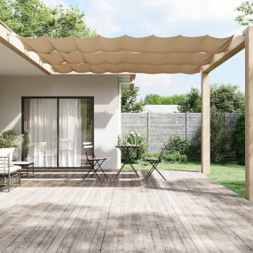 Vertical Awning Taupe Oxford fabric (100% polyester) 39...