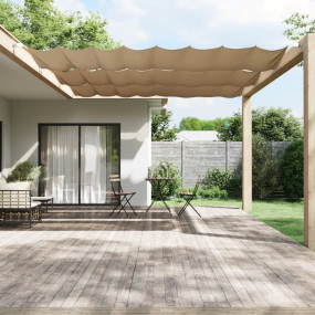 Vertical Awning Taupe Oxford fabric (100% polyester)