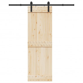 Sliding Door Hardware Kit 72.0 " Steel Black