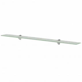 Floating Shelf Frosted Tempered safety glass, Zinc allo...