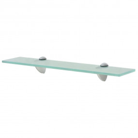 Floating Shelf Clear Tempered safety glass, Zinc alloy