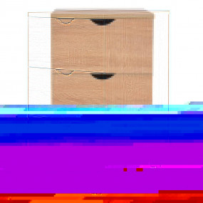 Drawer Unit Oak Engineered wood, Plastic 13.0 x 17.7 x ...