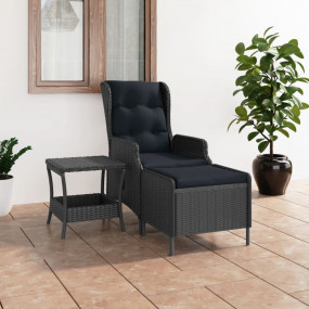 Garden Lounge Set Dark Grey