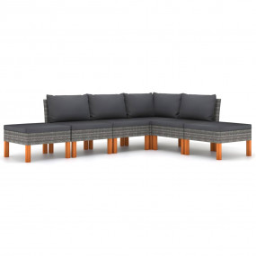 Garden Lounge Set Grey