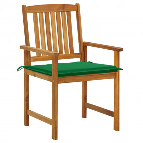 Patio Chair Set of 8 Wooden Solid Acacia Wood Standard ...