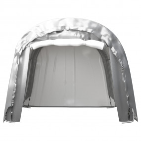 Tent Steel Grey PE 9.8 ft x 9.8 ft x 7.9 ft Collapsible