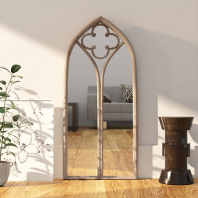 Mirror Sand Iron, Glass 27.6 x 11.8 in Wall mounting Mi...