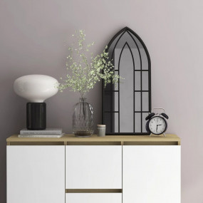 Mirror Black Iron Medium Decorative Inlays Mirror Other