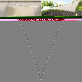 Sun Sail Anthracite HDPE 9.8 x 13.1 x 13.1 ft Sun Sail
