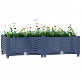 Raised Bed Blue grey Polypropylene Medium Durable Raise...