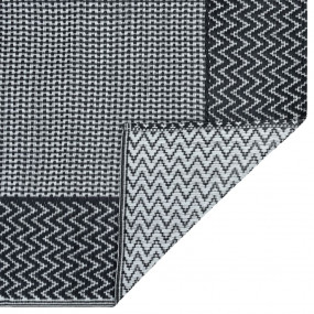 Outdoor Carpet Grey Polypropylene 74.8 x 114.2 in Durab...