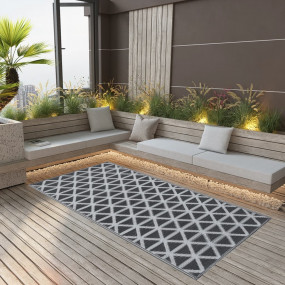 Outdoor Carpet Black Polypropylene (PP) 47.2 x 70.9 in ...