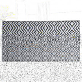Outdoor Carpet White and Black Polypropylene (PP) 47.2 ...