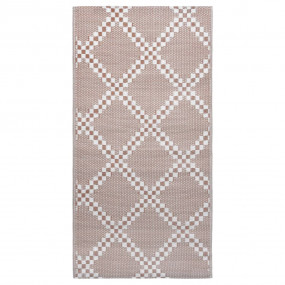 Outdoor Carpet Brown Polypropylene 47.2 x 70.9 in Patte...