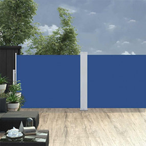 Side Awning Blue and Grey