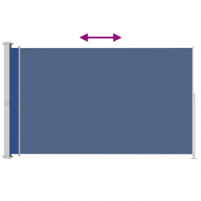 Side Awning Blue and Grey