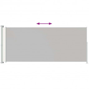 Side Awning Cream and Gray