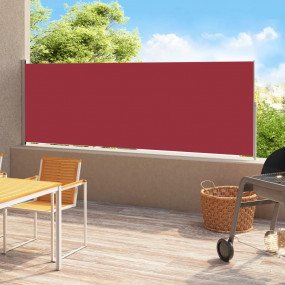 Side Awning Red, Grey Polyester with PU coating, Powder...