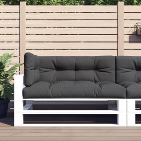 Pallet Cushion Set of 3 Anthracite 100% polyester