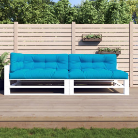 Pallet Cushion Set of 5 Blue Polyester Standard Pallet ...