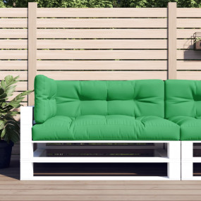 Pallet Cushion Set of 3 Green Polyester UV-resistant
