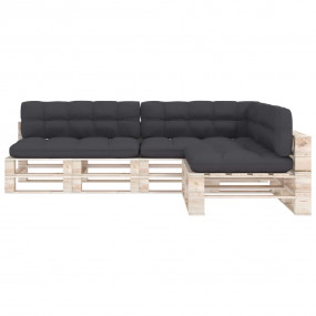 Pallet Sofa Cushion Set of 7 Anthracite 100% polyester ...