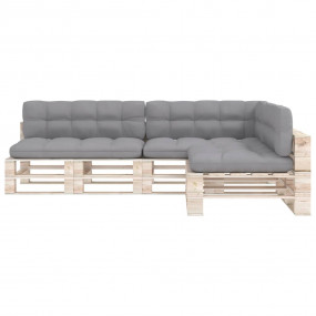 Pallet Sofa Cushion Set of 7 Grey 100% polyester Extra ...