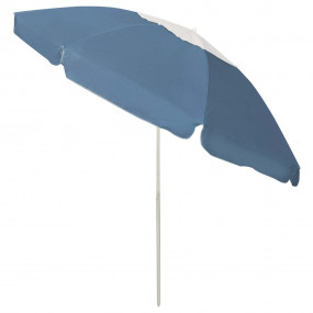 Beach Parasol Blue Polyester 94.5 in diameter Tiltable