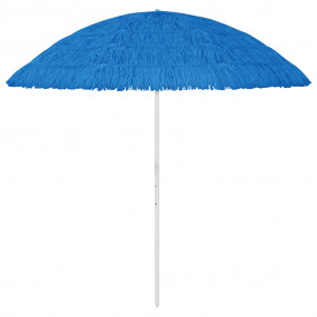 Hawaii Beach Parasol Blue Polyester Large Adjustable Ar...
