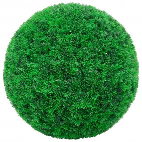 Artificial Boxwood Ball Green Polyethylene Medium