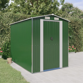 Garden Shed Green Galvanized Steel Large Garden Shed