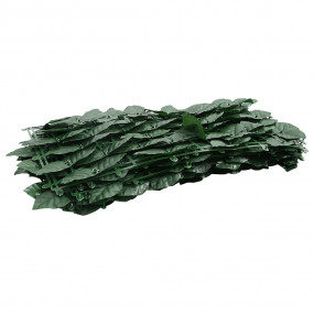Balcony Screen Dark Green Polyethylene and fabric 197 x...