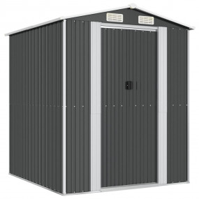 Garden Shed Anthracite Galvanized Steel Large Garden Sh...