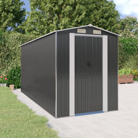 Garden Shed Anthracite Galvanized steel Large Garden Sh...