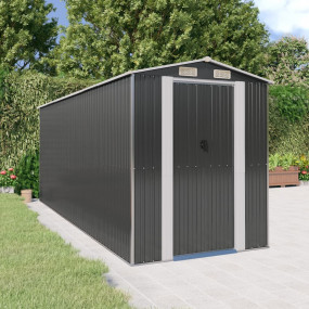 Garden Shed Anthracite Galvanized steel 573.5 ft
