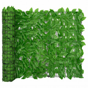 Balcony Screen Green Polyethylene, Fabric 118.1x39.4 in