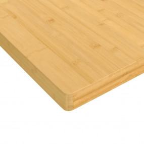 Table Top Natural Bamboo Medium Rounded Corners Surface