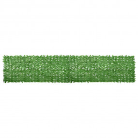 Balcony Screen Green Polyethylene 19.7 x 3.9 ft Decorat...