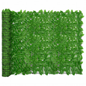 Balcony Screen Green Polyethylene, fabric 196.9 x 59.1 ...