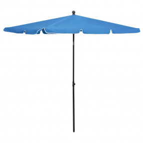 Garden Parasol Azure Blue Polyester 82.7in x 55.1in Til...