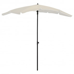 Garden Parasol Sand Fabric (100% polyester), steel Medi...