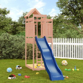 Outdoor Play-set Natural Wood Solid Douglas Wood Large ...